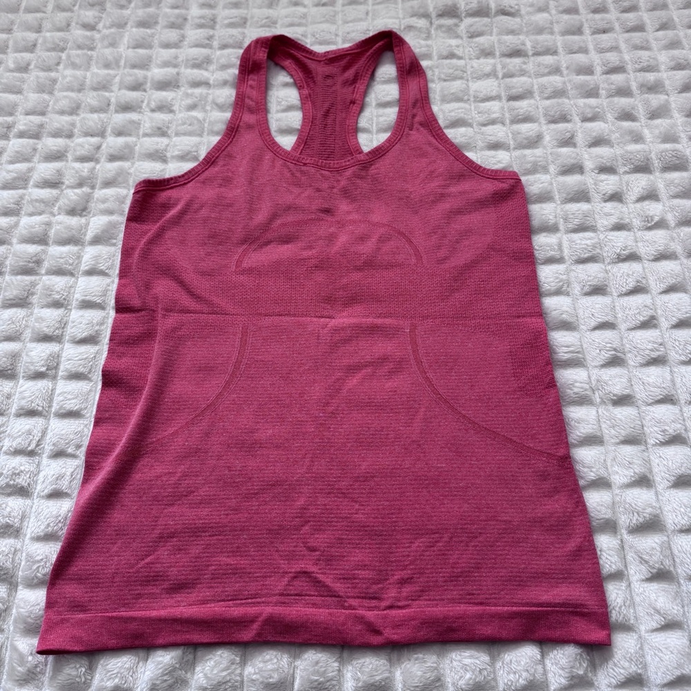 lululemon athletica Raspberry Racerback Tank Top